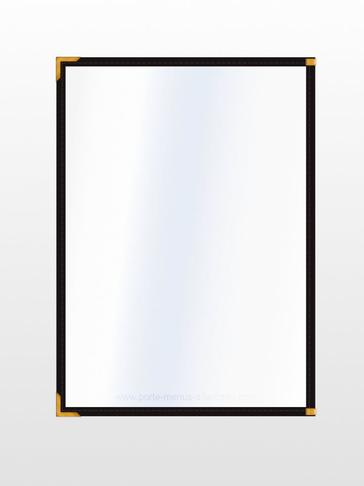 Protège-menus américain pour A4